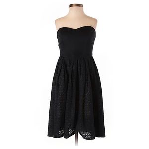 Moulinette Souers (Anthro) Strapless Lace Dress